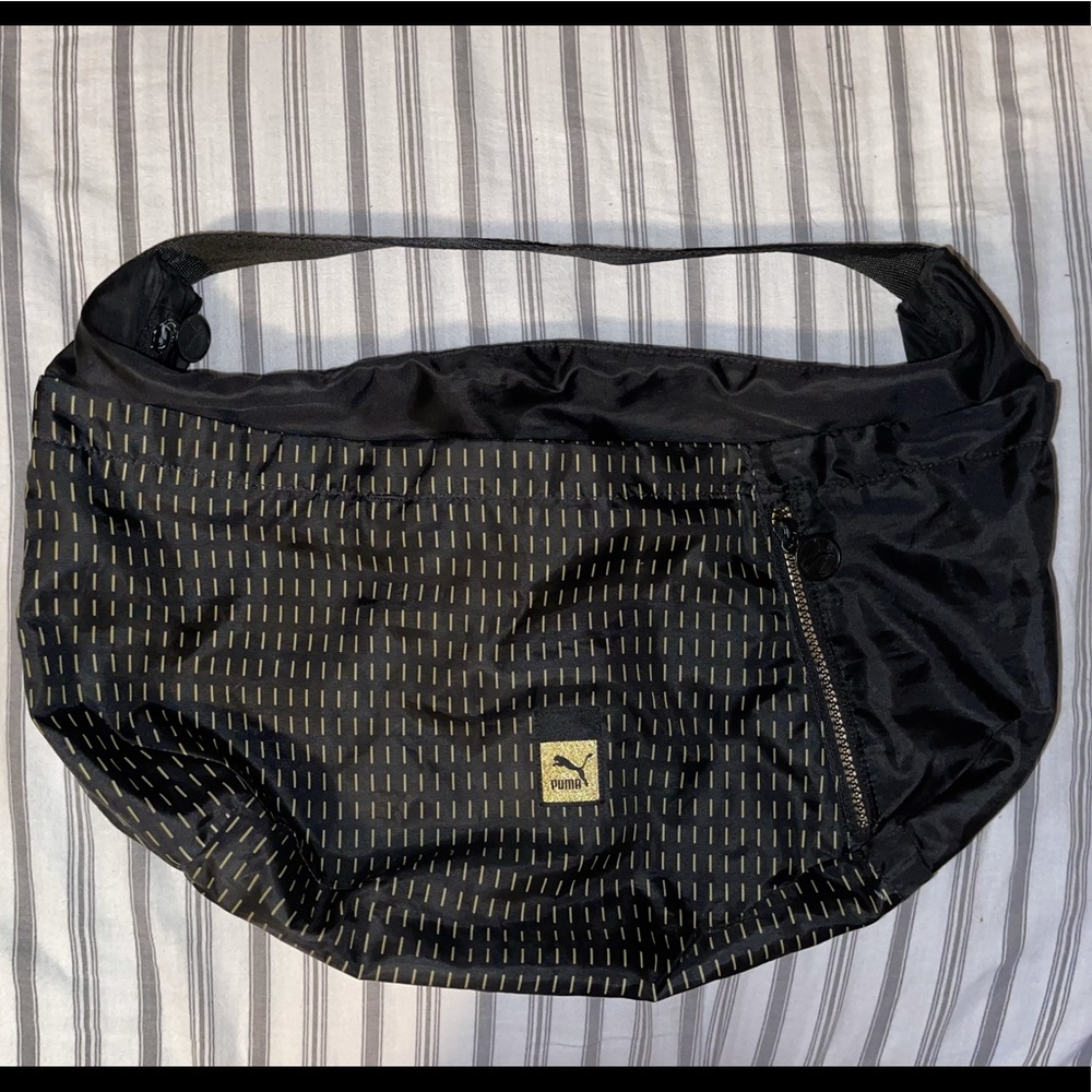 Black Puma Shoulder Bag